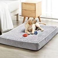 Lit/Couchage Orthopédique pour Chiens Imperméable en Mousse à Mémoire de Forme, Rectangulaire, Taille XL, avec Côtés Rembourrés et Base Antidérapante