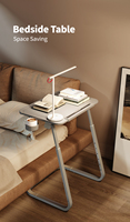 Table d'appoint de lit d'usine avec fente pour tablette plateau de télévision portable inclinable réglable pour lit canapé enfants étude bureau d'ordinateur