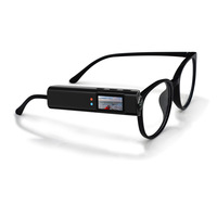 Lunettes de caméra d'action 0,96 pouce légères avec capteur CMOS HD 2,7K, grand angle 110°, connectivité Wi-Fi, audio à réduction de bruit, TF