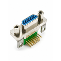Connecteur d'aviation rectangulaire miniature J30J-15TJW-J, fiche mâle à sertir 15 broches pour équipement électronique aérospatial et industriel