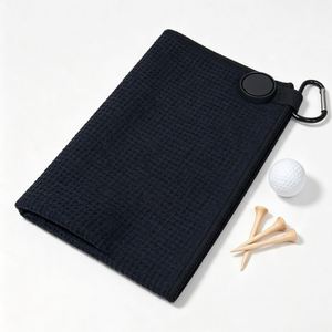 Toalla de Golf Personalizada al por Mayor con Logotipo de Club de Fitness Impreso en Microfibra para Regalo Promocional - Product Image 1