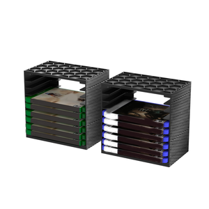 Support de rangement 9-en-1 pour cartes de jeu <span class=keywords><strong>PS4</strong></span>/PS5/Switch/Xbox One – Présentoir pour cartouches et disques de jeu – Collection de jeux - Product Image 4