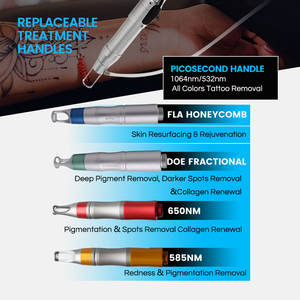 เครื่องเลเซอร์ <span class=keywords><strong>Pico</strong></span> คุณภาพสูงสำหรับลบรอยสัก เครื่องเลเซอร์ Nd Yag <span class=keywords><strong>ราคา</strong></span>ประหยัด สำหรับการลอกผิวด้วยคาร์บอน กำจัดกระ จุดด่างดำจากแสงแดด จุดด่างดำจากวัย - Product Image 5
