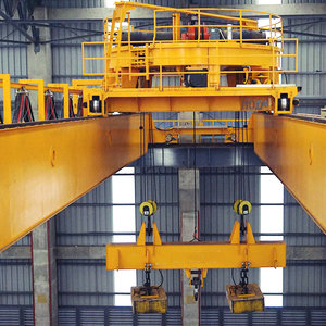 Grúa magnética de doble viga giratoria superior de acero de 10 toneladas, proveedor de grúa magnética de <span class=keywords><strong>puente</strong></span> - Product Image 4