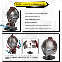 Boneka Kepala Goyang PVC Figurine Koleksi Gaya Q Ornamen Meja Mainan Hadiah Tersedia Stok Custom OEM Pabrik Grosir