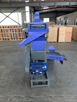 Machine à décortiquer le riz électrique 500-600 kg/h avec élévateur automatique et tamis vibrant