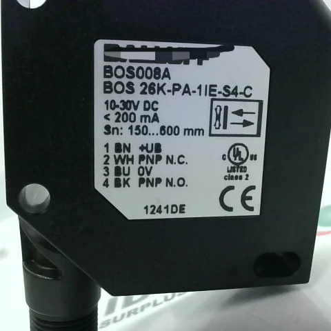 High Performance BOS008A Photoeletric Sensor-New In Box Industrial Use