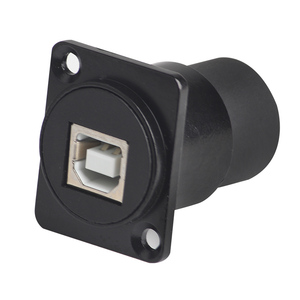 USB2.0DタイプモジュールB-Aソケットメス-メスアダプターキーストーンジャックウォールパネルマウントコネクター - Product Image 1