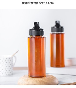 Thiết Kế Mới 10Oz Lật Top Cap Nhựa Chai Nước Sốt 12Oz 360Ml Bóp Trong Suốt Pet Tùy Chỉnh In Ấn Thực Phẩm Cấp Chai Nhựa - Product Image 6
