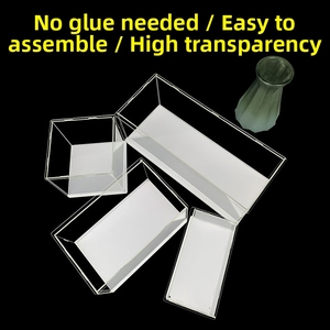 Cao minh bạch chống bụi <span class=keywords><strong>Acrylic</strong></span> Rack hiển thị cho hành động con số đồ chơi xe khối xây dựng cho LEGO lưu trữ-bán buôn - Product Image 4