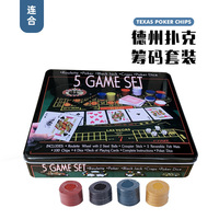 Poker 5 en 1 jeu de casino roulette poker noir dés jeu de société