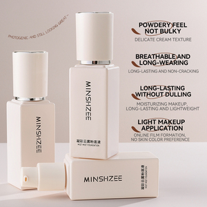 OEM ODM MINSHZEE Crème <span class=keywords><strong>CC</strong></span> hydratante longue tenue, légère et résistante aux taches, fond de teint couvrant moyen - Product Image 3