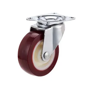 3 inch light duty PP furniture rigid caster wheel, fixed or swivel Light loading capacity castor wheels for industrial china