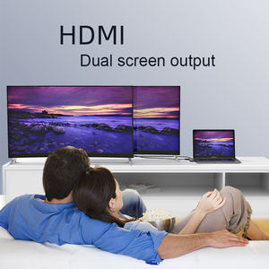 8 1 USB C HUB Dual Display USB Type C HUB ชิปเซ็ต176 PS ขยาย DUAL 4K HD Display สนับสนุน MST สำหรับ <span class=keywords><strong>Mac</strong></span> <span class=keywords><strong>OS</strong></span> USB 3.0 Stock - Product Image 6