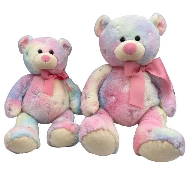 25 "Plush Soft plush teddy bear toy glitter with stars, cute and stylish