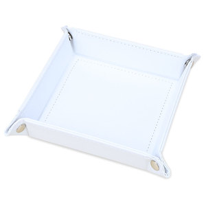 Vassoio <span class=keywords><strong>da</strong></span> tavolo in pelle personalizzato vassoio <span class=keywords><strong>da</strong></span> portata per monete chiavi <span class=keywords><strong>da</strong></span> comodino - Product Image 6