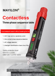 MAYILON HT100P Detector de Voltaje sin <span class=keywords><strong>Contacto</strong></span>/Detector de <span class=keywords><strong>Fase</strong></span> <span class=keywords><strong>Fase</strong></span> Viva y <span class=keywords><strong>Neutro</strong></span> con NCV - Product Image 3