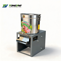 Broyeur à fourrage en acier inoxydable, machine à hacher les légumes et l'herbe, moteur monophasé, pour la préparation d'aliments pour animaux et la production d'ensilage