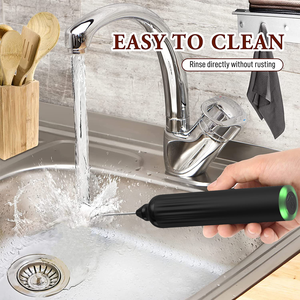 Professional Wireless USB Rechargeable Variable Speed Powerful Handheld Milk Frother with Compact Metal Stand for Rich Creamy - Product Image 6