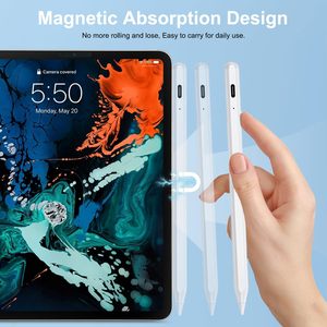 Stylet iPad 2018-2026, charge sans fil, type-C, double mode, attraction magnétique, pointe remplaçable, autonomie de 10 heures, métal, iOS - Product Image 2