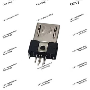 Conector Macho USB Tipo-C <span class=keywords><strong>Micro5PIN</strong></span> de Bronce Fosforoso con Doble Tierra, Puerto de Carga V8, Cable de Datos - Product Image 4