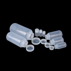Botella de Reactivo de Boca Ancha Transparente de PP de Beikang Biotechnology, 8ml, 15ml, 30ml, 60ml, 125ml, 250ml, 500ml, 1000ml, Vial para Muestras - Product Image 1