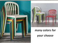 Chaise de salle à manger en plastique coloré, meuble de maison, Restaurant et café, bon marché, livraison gratuite