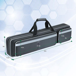 Free Sample Black Wood Snooker Billiard <b>Cue</b> <b>Stick</b> Carrying Case Bag - Product Image 2