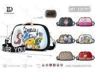 Borsa a Tracolla da Donna con Stampa Cartoon, Chiusura a Zip in Poliestere, per Tutte le Stagioni, con Cinghia Singola - Product Image 1