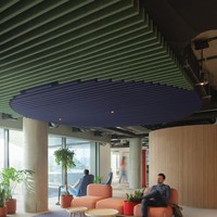 Panneaux acoustiques en PET durables Solutions d'insonorisation du plafond pour les bureaux et les salles de conférence