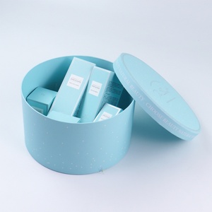 Custom Logo Round Tube Cosmetic Storage Box Makeup Customize Cosmetic Paper Box Packaging - Product Image 2