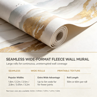 Tissu floqué écologique pour peinture murale, largeur 5 mètres, toile murale respirante pour la décoration intérieure et les murs décoratifs de bureau