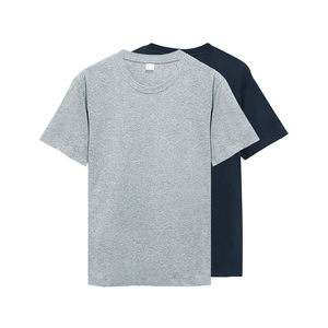 Camiseta Extra Grande para Hombre, 100% Algodón, Manga Corta, Hombros Caídos, Estilo Relajado, Prenda Esencial de Verano, Talla Grande - Product Image 1