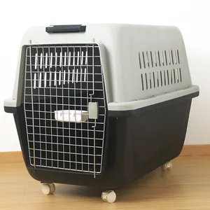 PAKEWAY Outdoor Pet Cages Pet Travel Bag Pet Carrier,hard Sided Dog and Cat Carrier XXL with Wheel Carton Package BSCI Solid