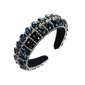 蓝宝石巴洛克彩色珠宝头带奢华头带夏季美容产品宝石装饰休闲巴洛克彩色宝石 - Product Image 5