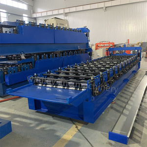 Corrugated <b>Sheet</b> Rolling Machine Ibr Roof <b>Sheet</b> Roof <b>Tile</b> Making Machine Roof and Wall Panel Roll Forming Machine - Product Image 2