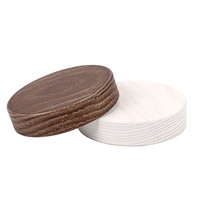 Tapas de Rosca 89/400, Tapa de Madera o Bambú para Frascos de Crema, Cierres y Tapas de Botellas Premium