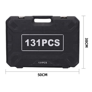 Suministro <span class=keywords><strong>de</strong></span> fábrica 131 piezas que incluyen caja <span class=keywords><strong>de</strong></span> herramientas <span class=keywords><strong>de</strong></span> mano con Llave <span class=keywords><strong>de</strong></span> trinquete <span class=keywords><strong>de</strong></span> precisión <span class=keywords><strong>de</strong></span> 72 dientes para mecánicos - Product Image 2