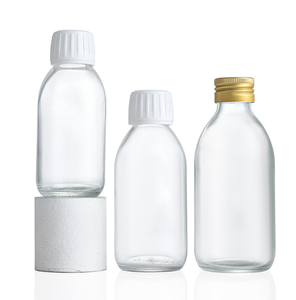 Venta al por mayor claro ámbar bala redonda magra <span class=keywords><strong>tos</strong></span> líquido medicina jarabe <span class=keywords><strong>para</strong></span> la <span class=keywords><strong>tos</strong></span> botellas de vidrio farmacéuticas con tapa - Product Image 6