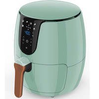 Friteuse à air électrique 4L, appareil de cuisson de cuisine, circulation d'air chaud réglable, cuisson sans huile, mini-friteuses électriques