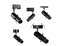 Projecteur LED de contour modulable et orientable 12W, projecteur de profil LED RA90, lumière de découpe de faisceau pour galerie d'art, musée