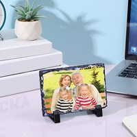 Plaques de sublimation en ardoise vierges 4 x 6 en vrac, plaques photo en pierre pour mariage, bricolage, décoration de bureau, souvenir