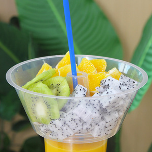 Tùy chỉnh in ấn dùng một lần lẩu cốc thực phẩm lớp 2 trong 1 Snack và uống chủ <span class=keywords><strong>cup</strong></span> PP <span class=keywords><strong>Cup</strong></span> cho ăn và uống - Product Image 5