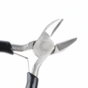 Pince à bec pointu de qualité industrielle, 15 pouces, en acier au chrome vanadium, à mâchoires lisses, à bouche inclinée, outil de coupe de fil - Product Image 1