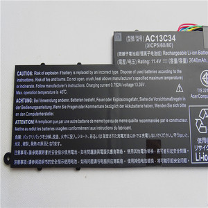 New nhãn hiệu pin AC13C34 Cho A CER Aspire <span class=keywords><strong>V5</strong></span>-122P <span class=keywords><strong>V5</strong></span>-<span class=keywords><strong>132</strong></span> E3-111 E3-112 ES1-111M MS2377 11.4V 30Wh - Product Image 3