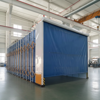 Cabine de peinture et de sablage pliable, personnalisable et rétractable, avec CE, à taux de réachat élevé