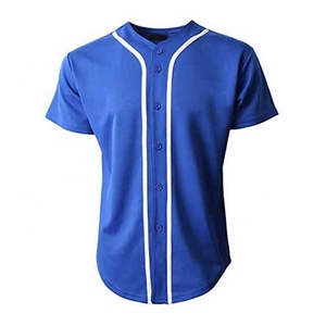 OEM-Camiseta de béisbol personalizada para hombre, jersey de béisbol de alta calidad, diseño de moda sublimada, color blanco - Product Image 1