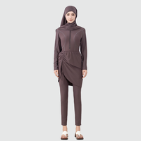 Haut de maillot de bain modeste personnalisé avec logo OEM pour femmes musulmanes, burkini, tenue de plage islamique pour la plage et la piscine