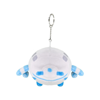 Vente en gros peluche personnalisée de haute qualité mini avion peluche souple PP coton rempli design mignon porte-clés pendentif sac ornement