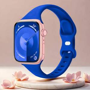 สายนาฬิกาซิลิโคนขายส่งจากโรงงาน สำหรับ Apple Watch S10 11 46 มม. Ultra 49 มม. SE 44 มม. สายนาฬิกาแบบนุ่มสำหรับเล่นกีฬา - Product Image 4